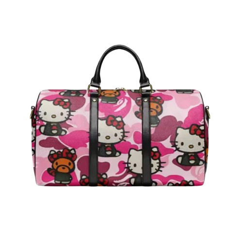 pink camo hello kitty duffle