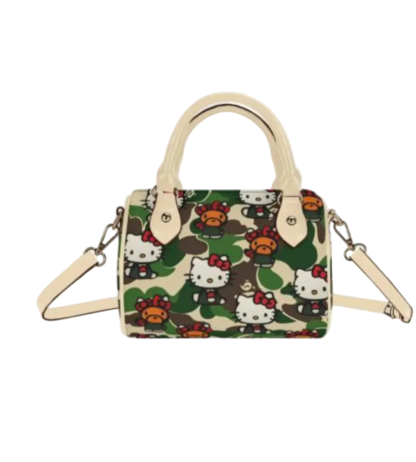 green hk camo pillow bag
