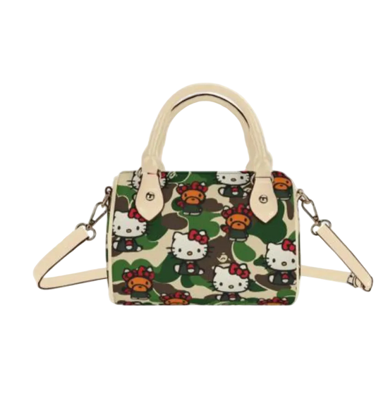 green hk camo pillow bag