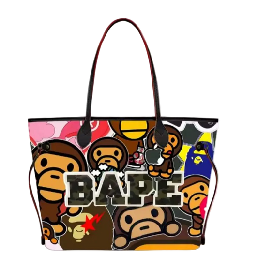 monkey tote bag