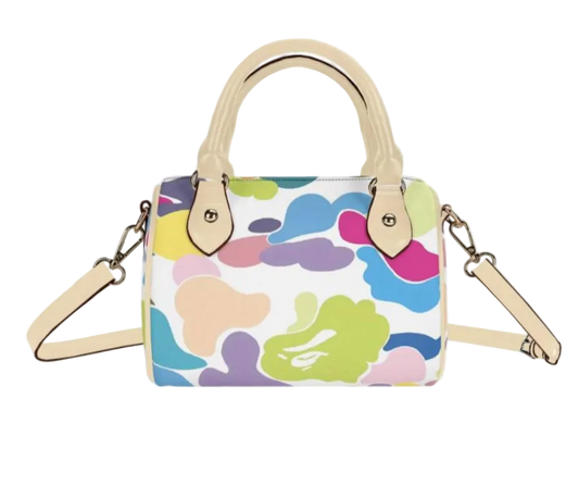colorful camo pillow bag
