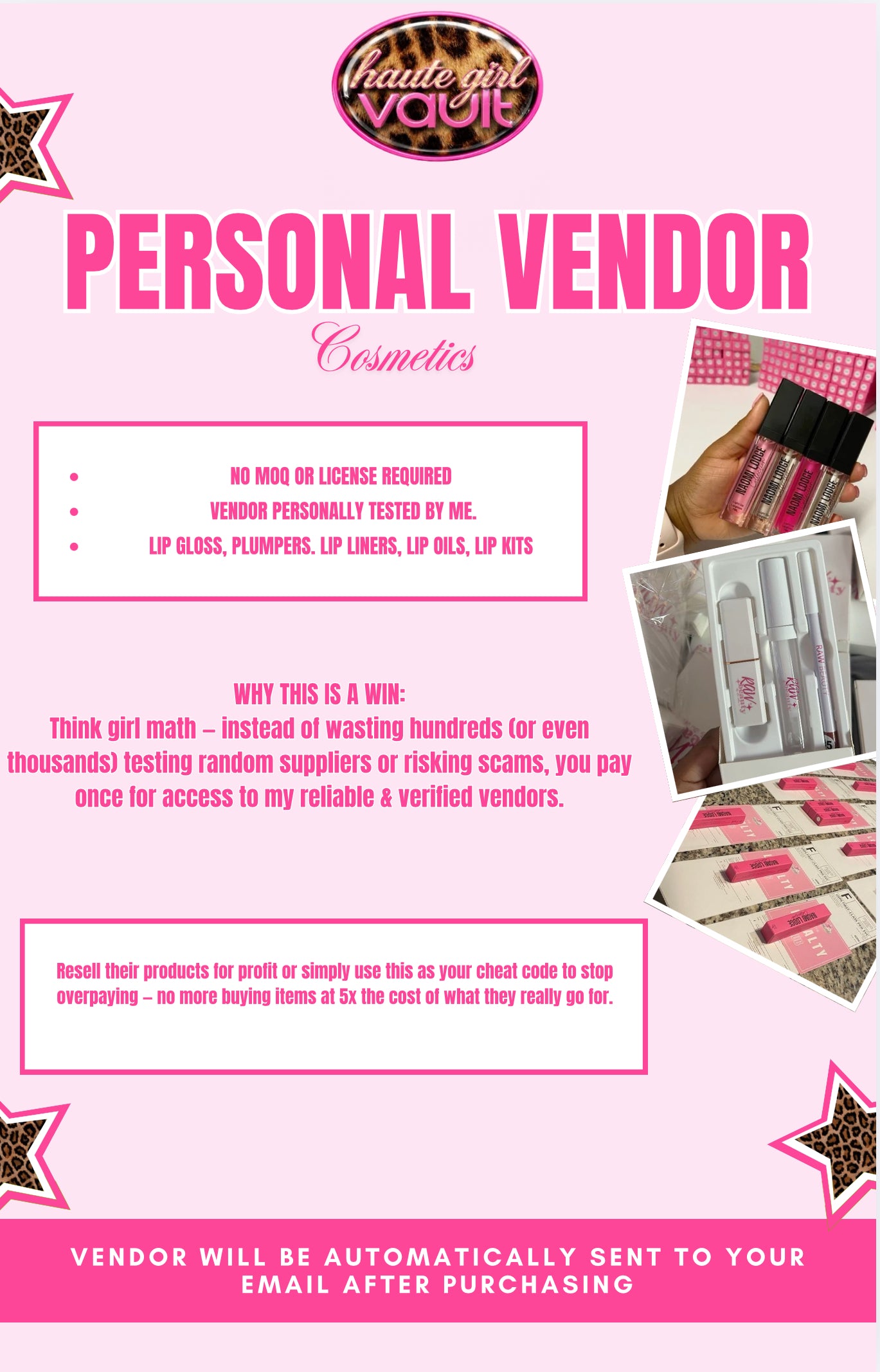 cosmetics vendor