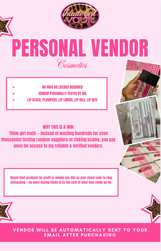 cosmetics vendor