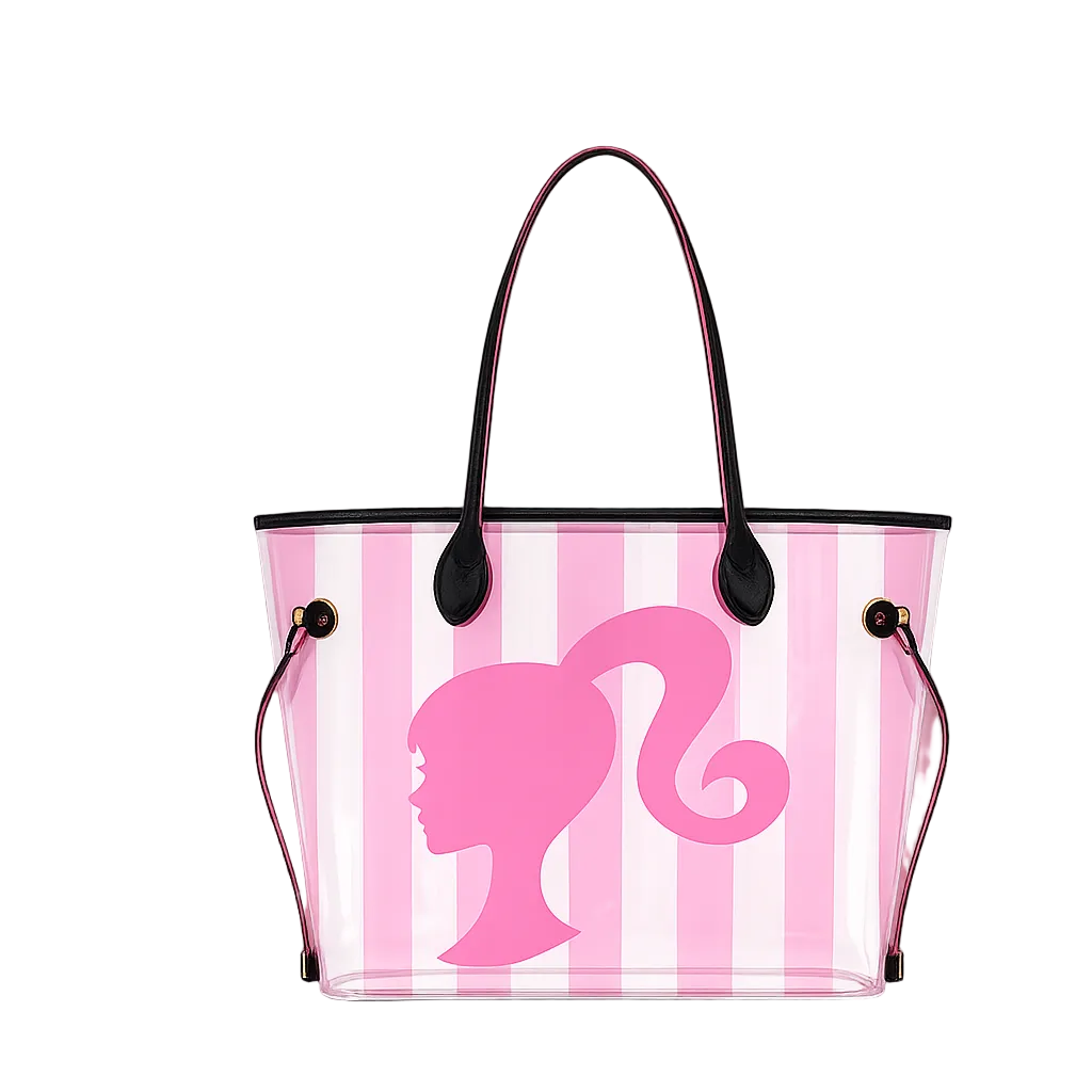 pink stripe tote (pre order)