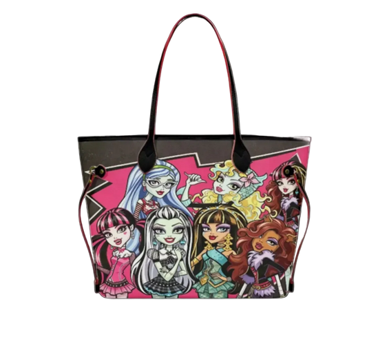 monster girls tote bag