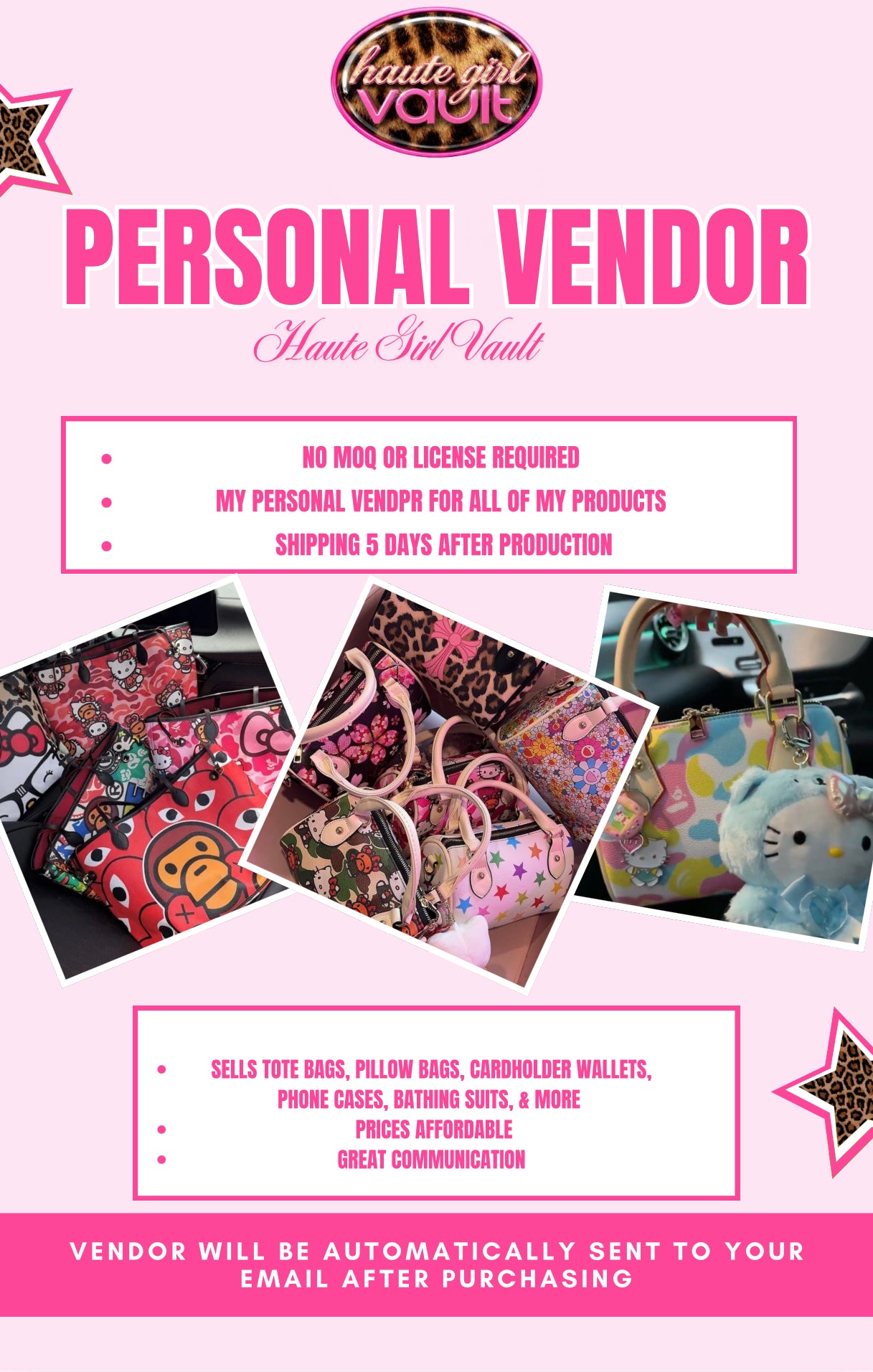 haute girl vault vendor