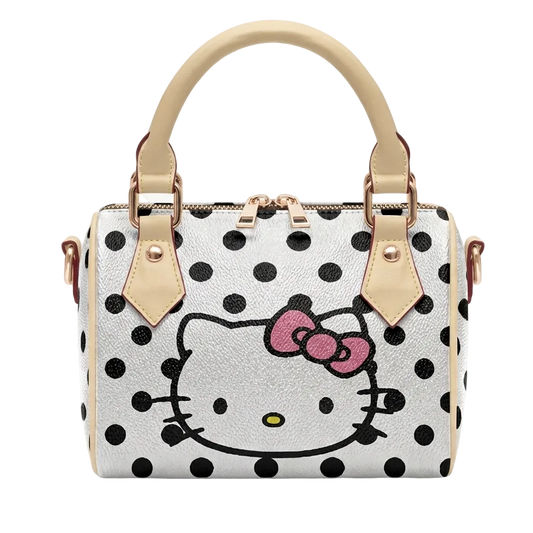 hello kitty x polka dot pillow bag