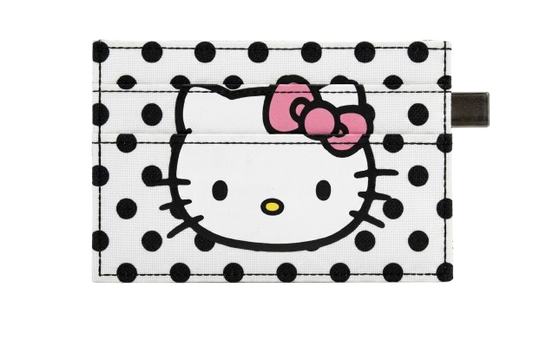 polka dot hello kitty cardholder wallet