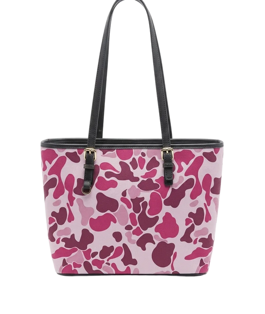 pink camo mini tote
